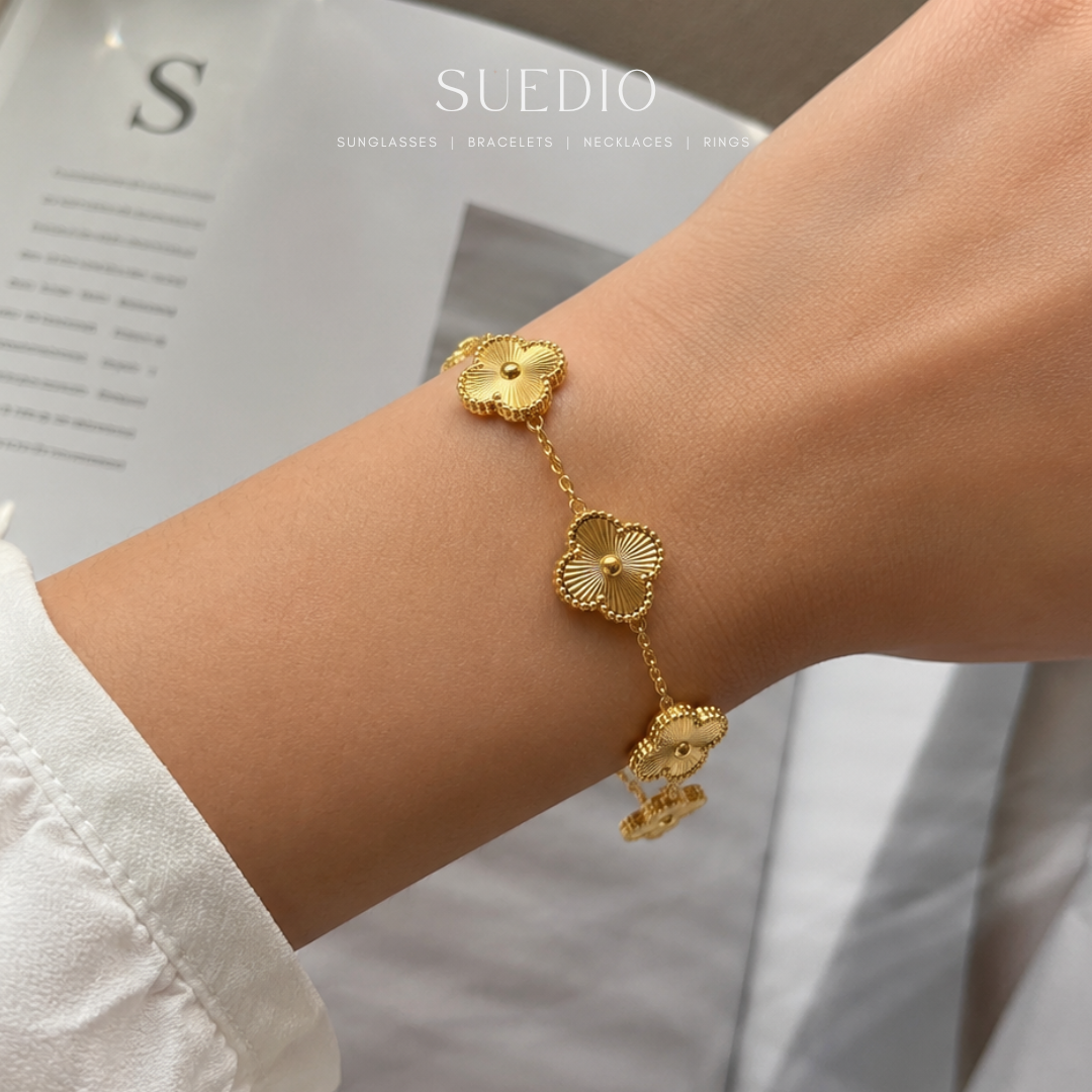 5 Laser Petal Clover Bracelet
