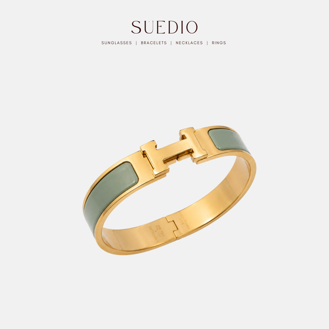H Bracelet - Rose Gold 17cm