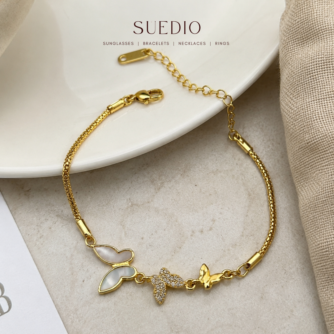 Trio Butterfly Bracelet
