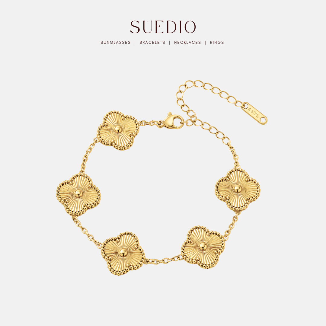 5 Laser Petal Clover Bracelet