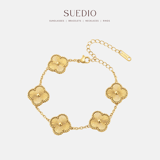 5 Laser Petal Clover Bracelet