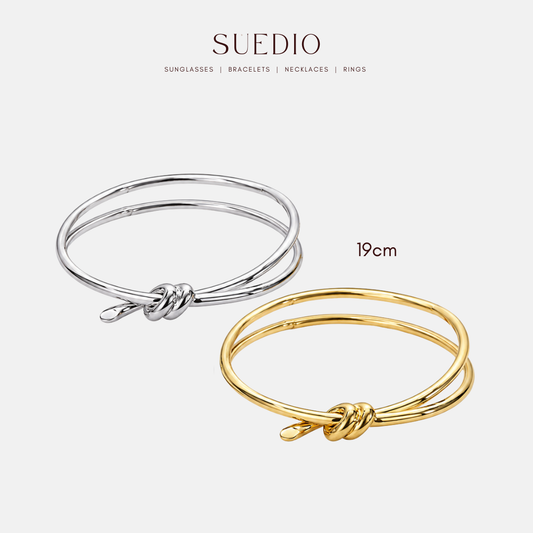 Tiff Knot Bangle Plain