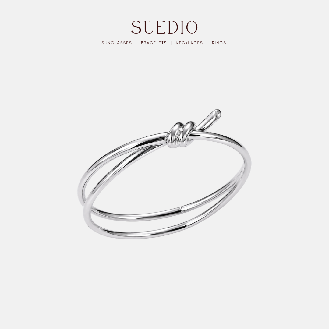 Tiff Knot Bangle Plain