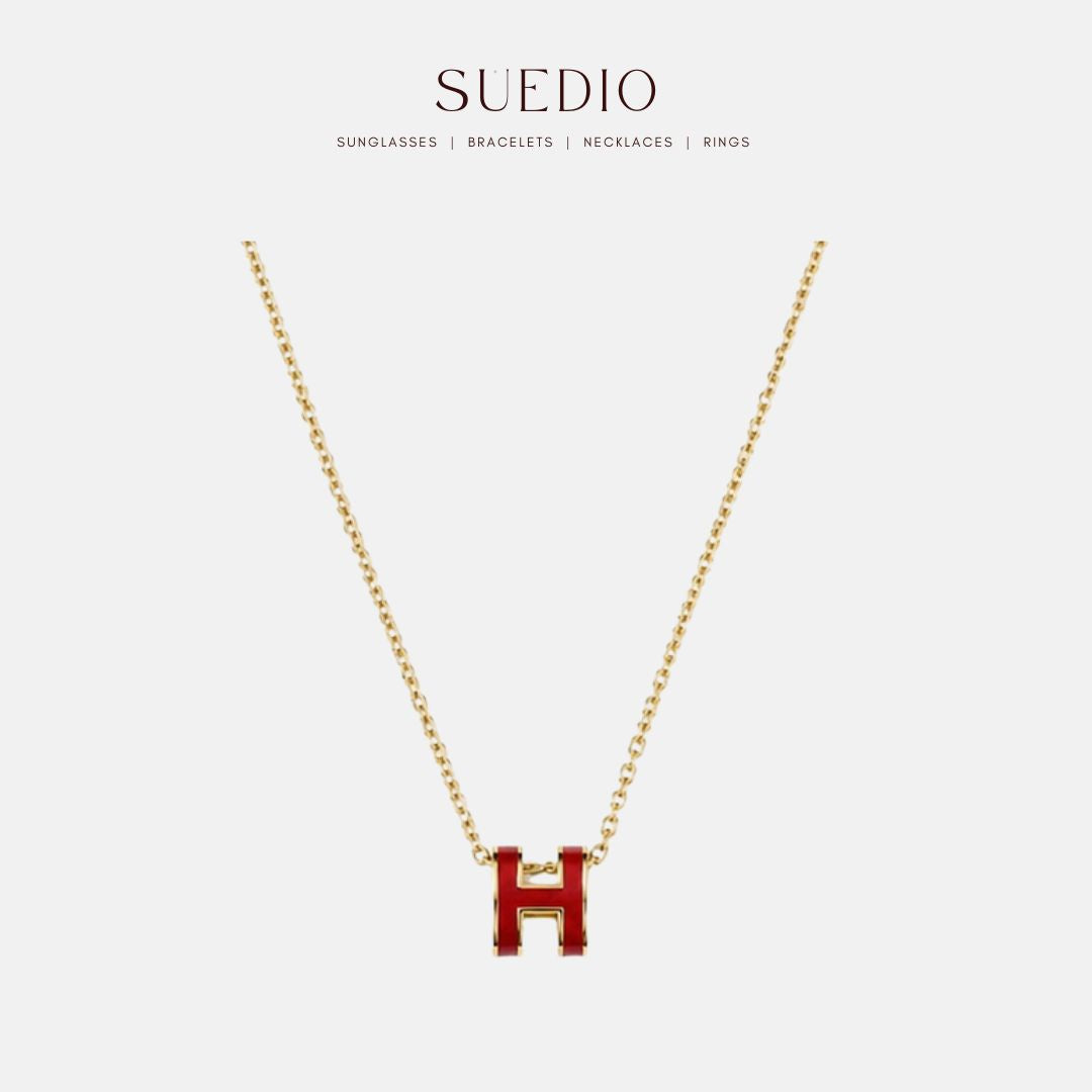 H necklace mini