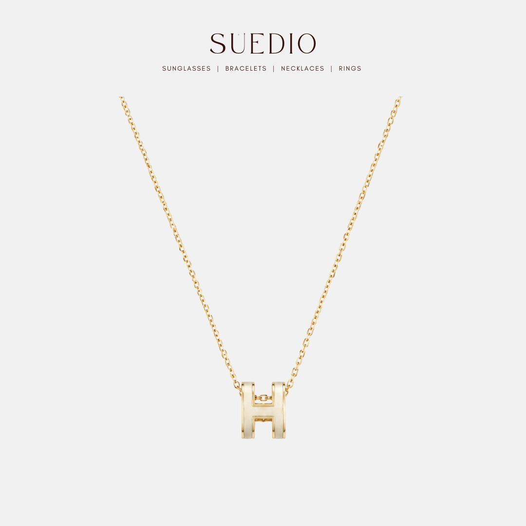 H necklace mini
