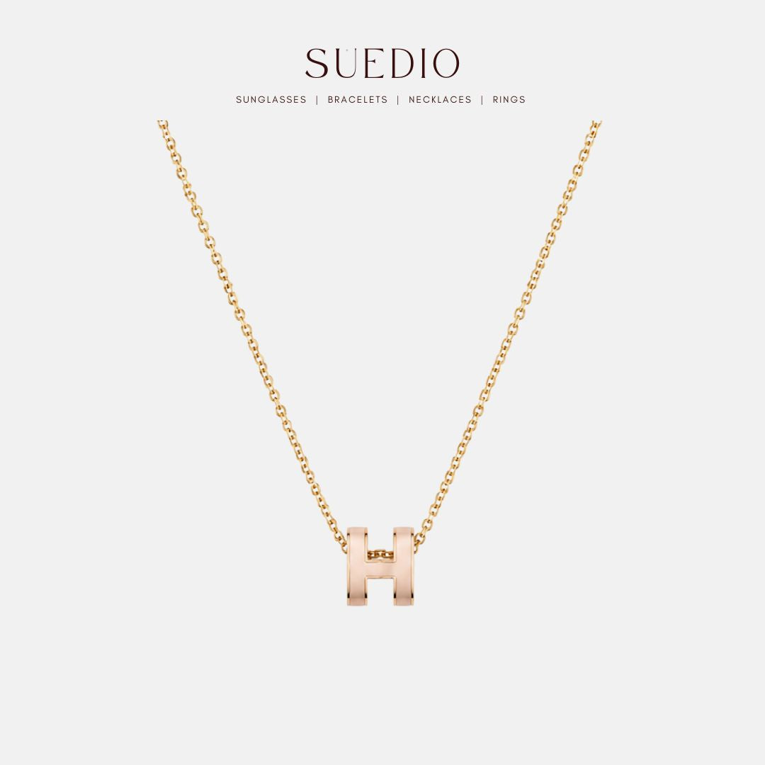 H necklace mini