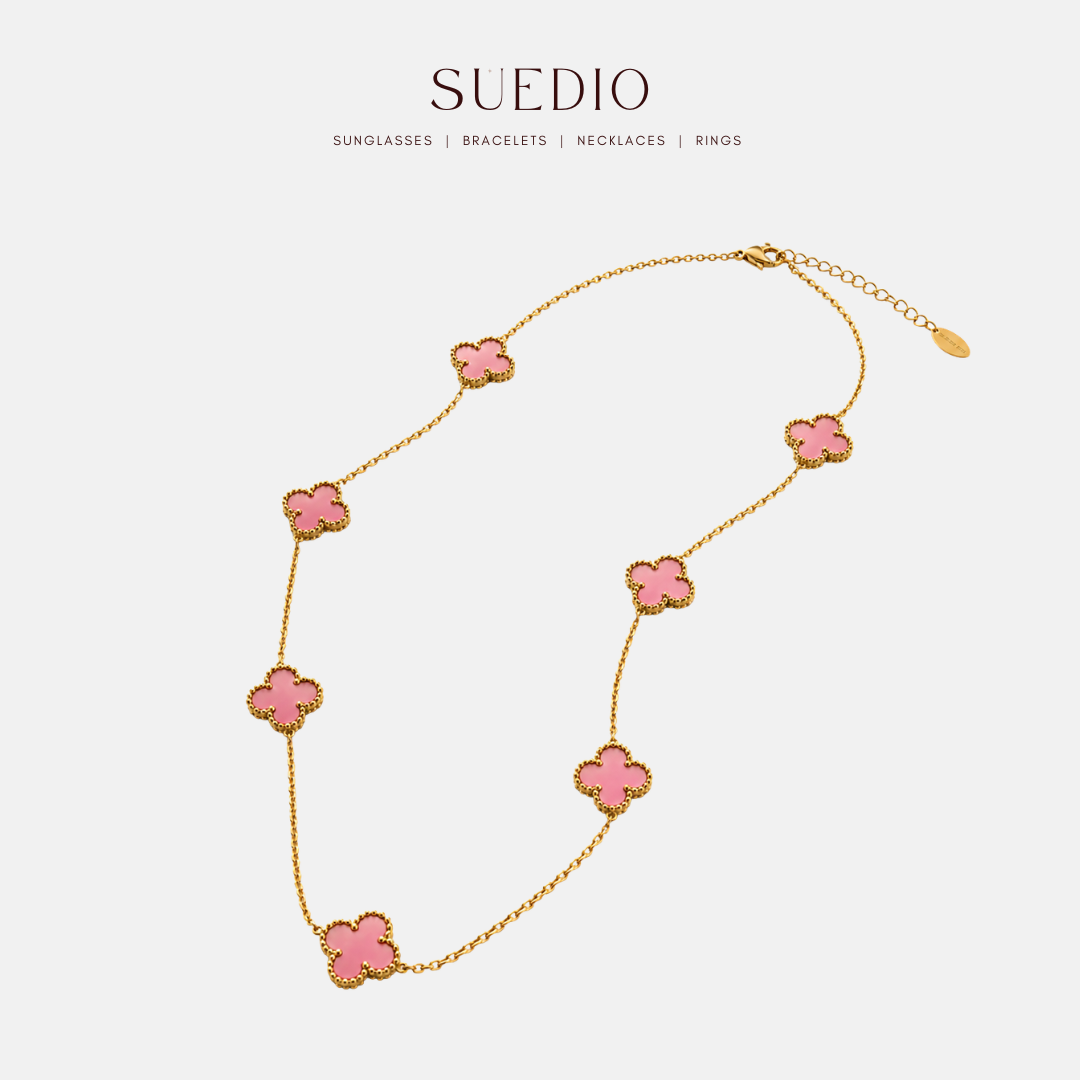 7 Mini Petal Clover Necklace