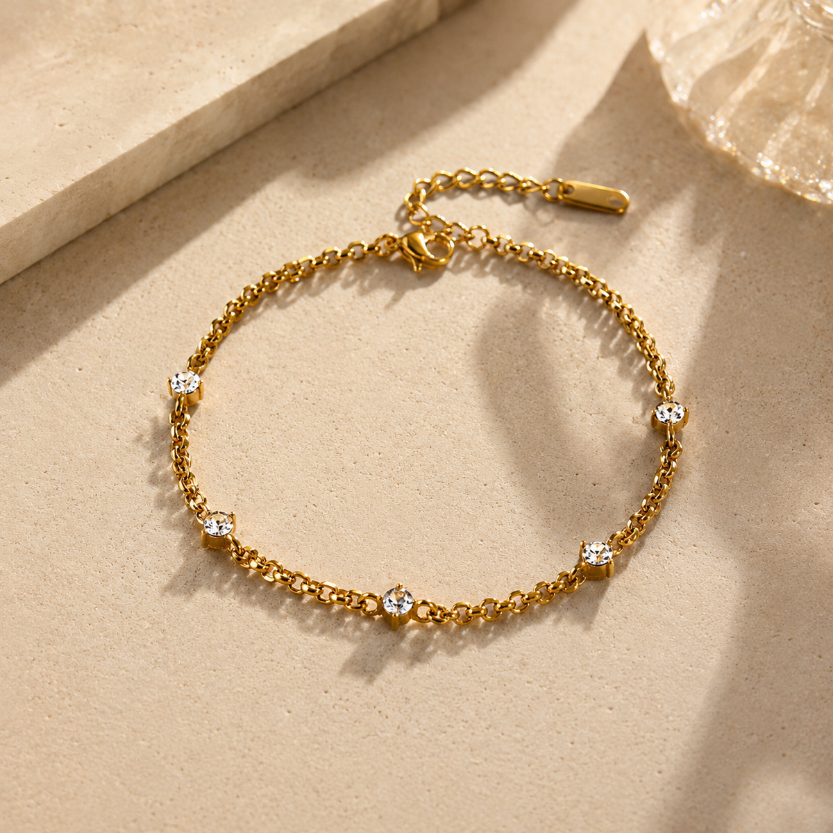 Quintessa Bracelet Five Diamond Bracelet