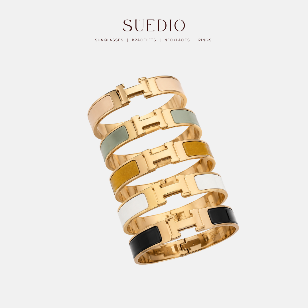 H Bracelet -  Rose Gold 17cm